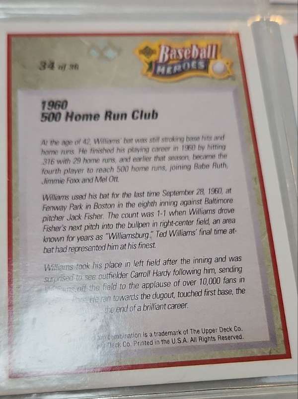Card back