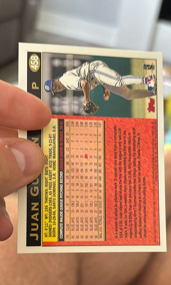 Card back