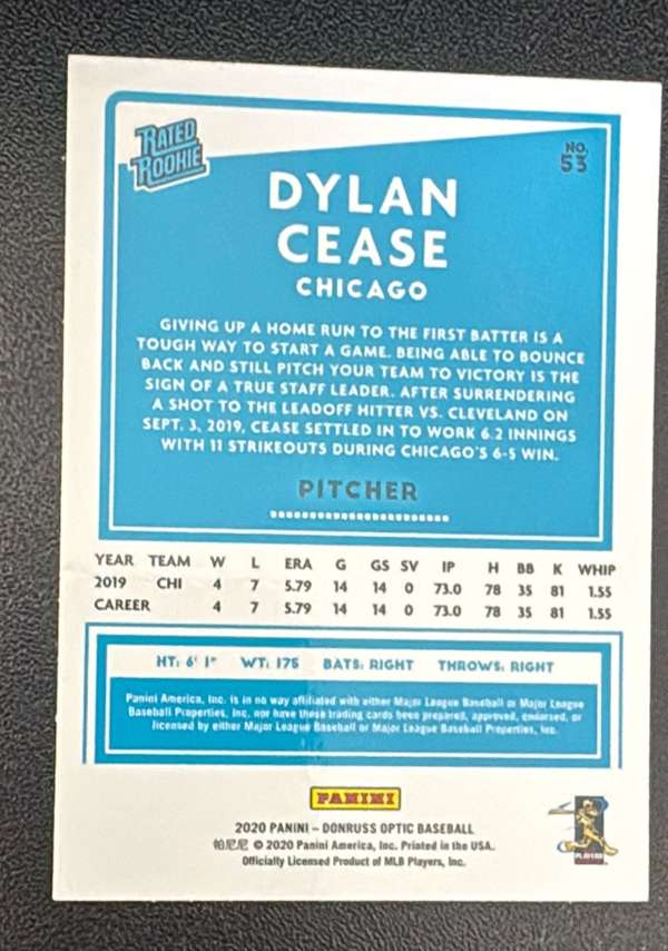 Card back