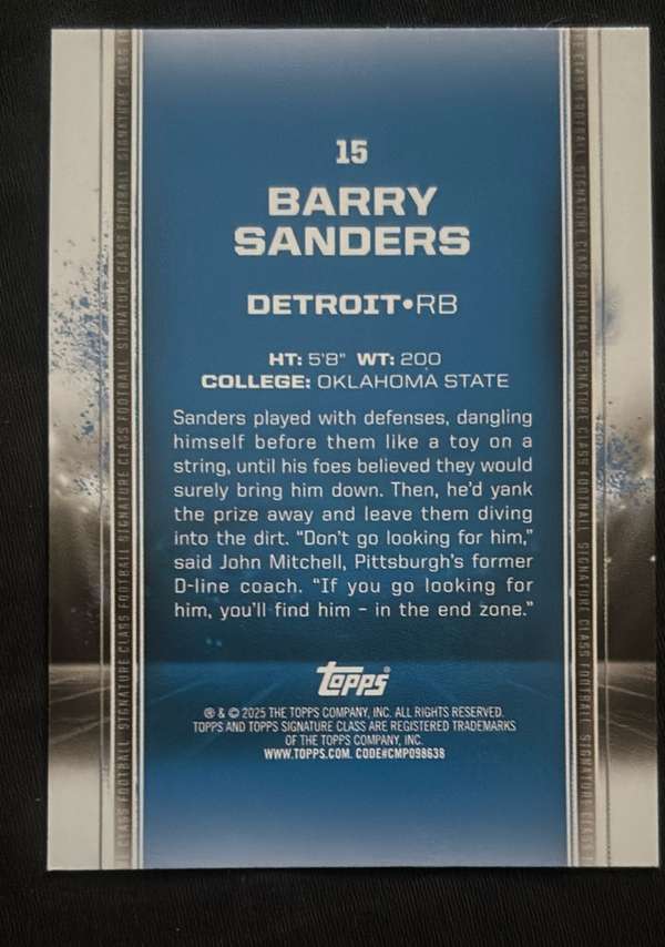 Card back