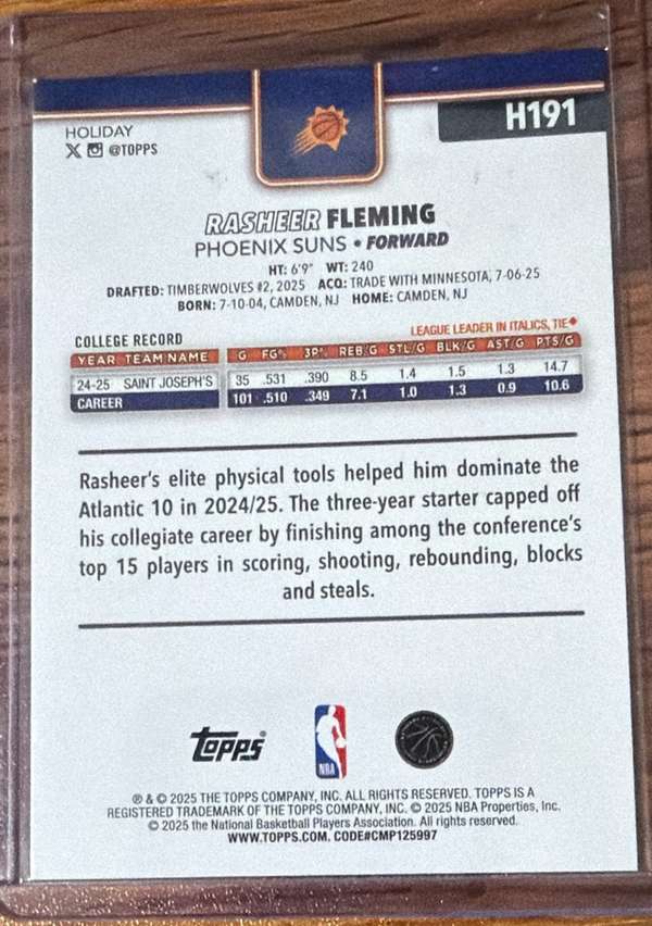 Card back