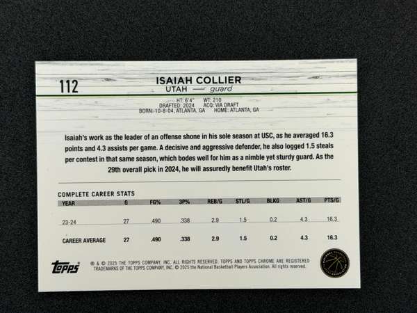 Card back