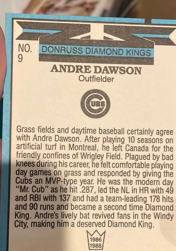 Card back