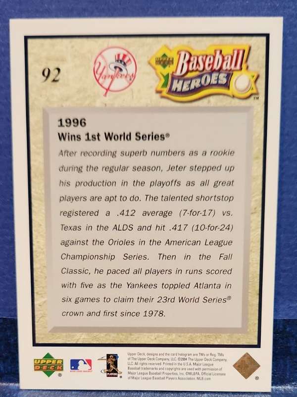 Card back