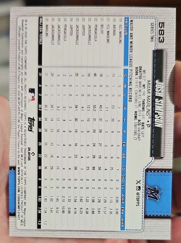 Card back
