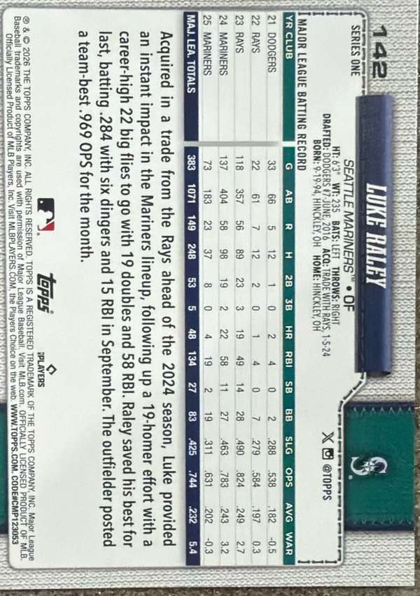 Card back