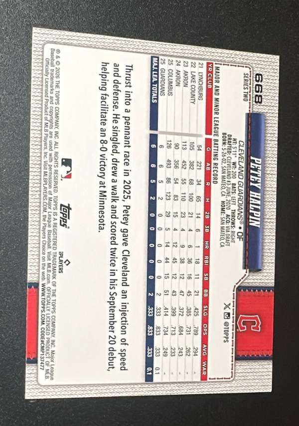 Card back