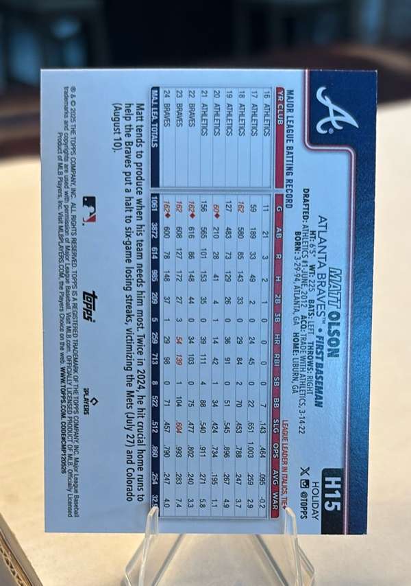 Card back