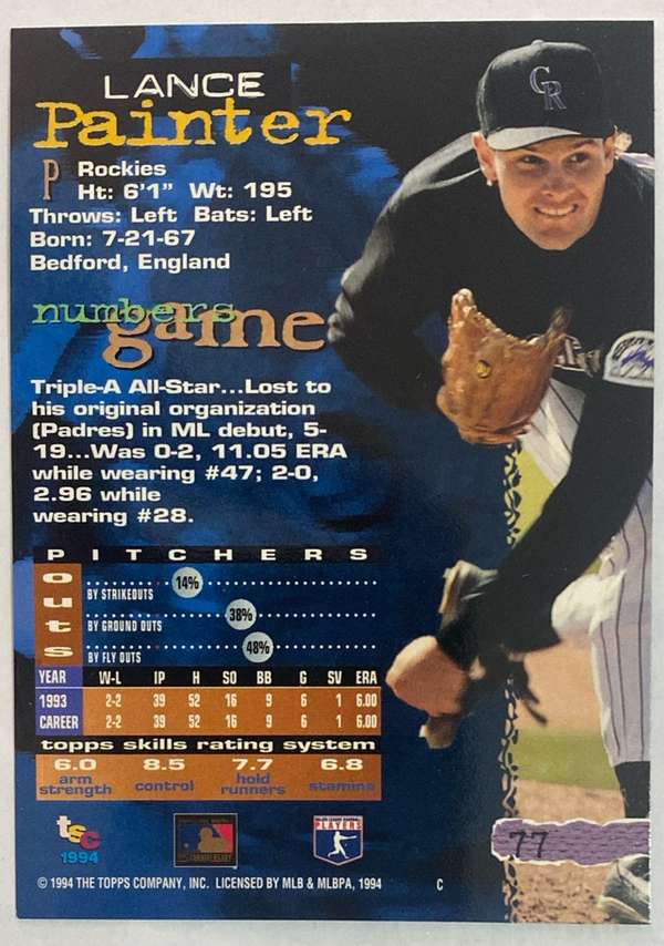 Card back