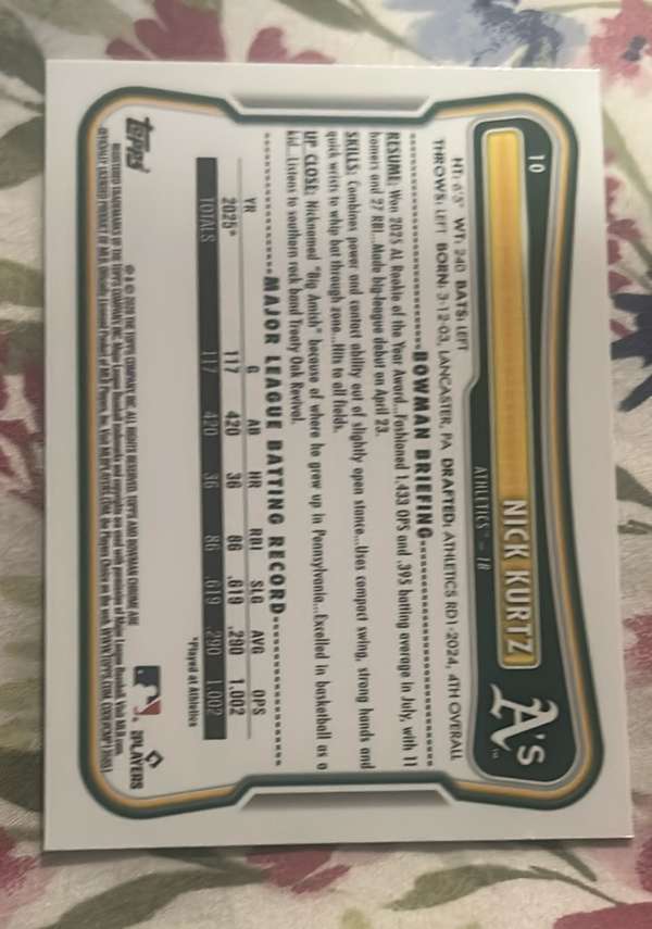 Card back