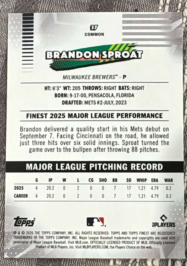 Card back
