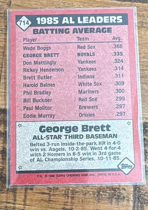 Card back