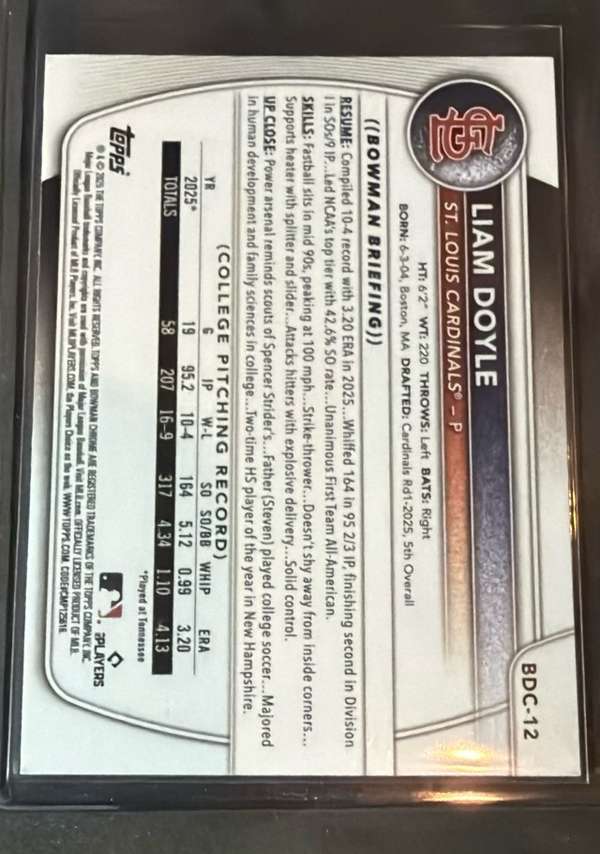 Card back