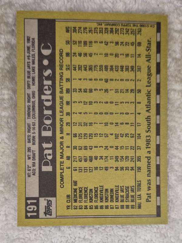 Card back