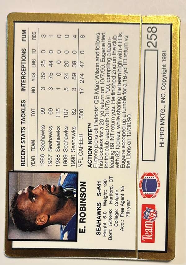 Card back