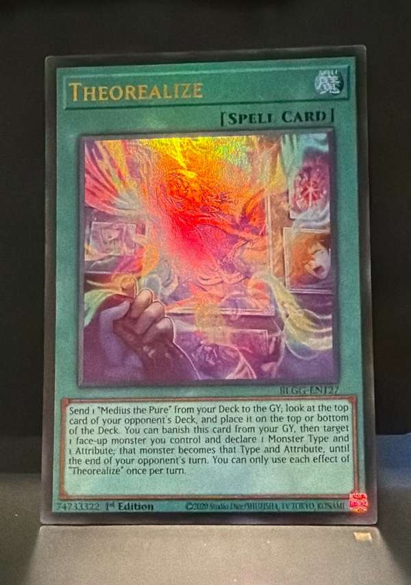 Theorealize First Edition Making His Debut