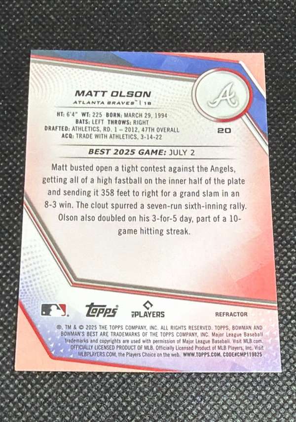 Card back