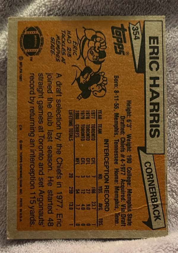 Card back