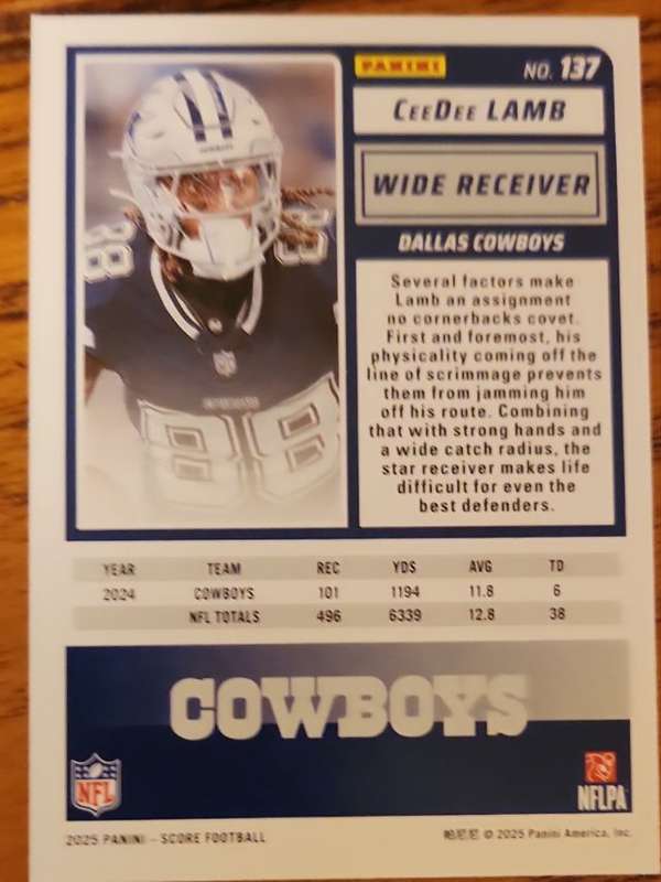 Card back