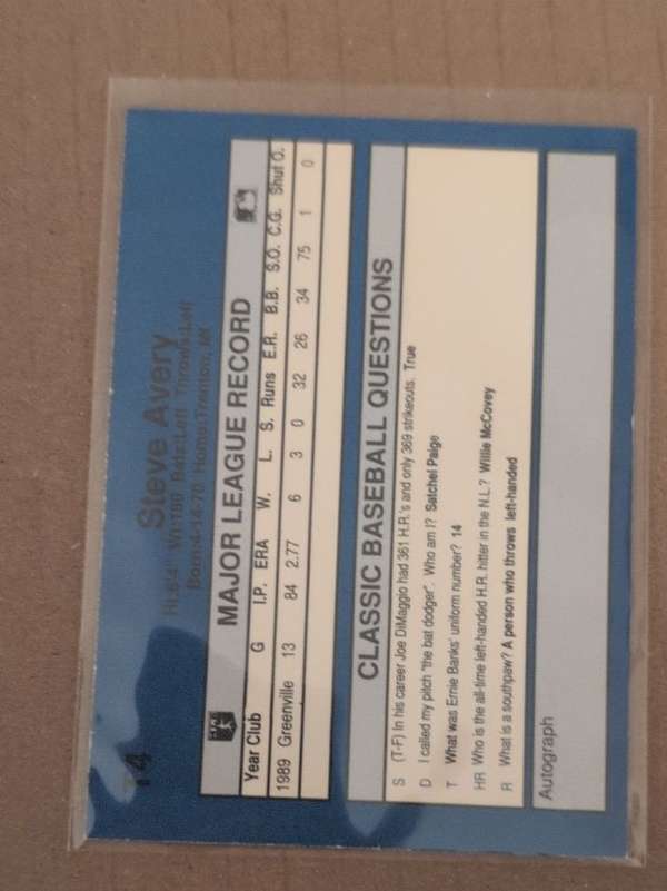 Card back