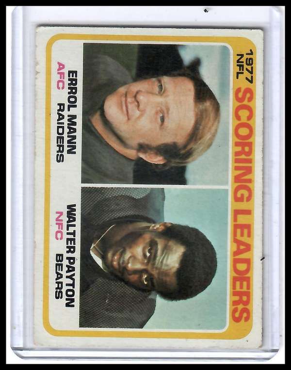 1977 Scoring Leaders (Errol Mann / Walter Payton)