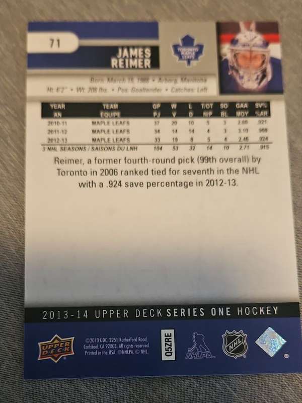Card back