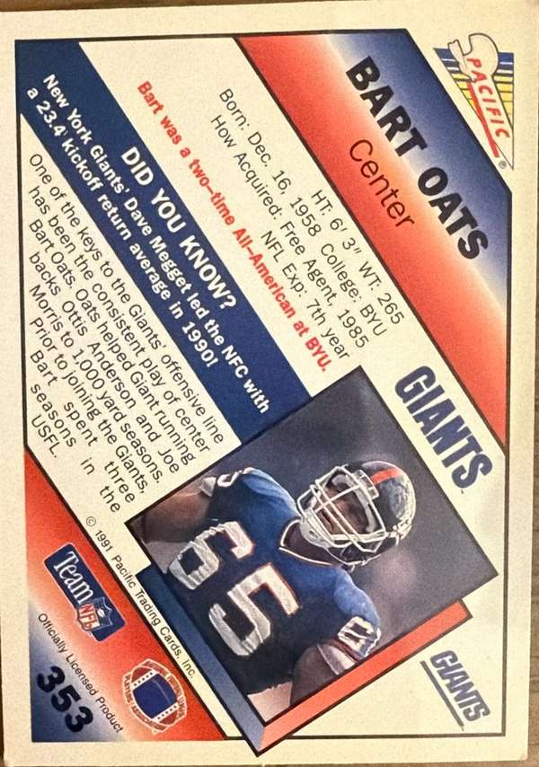 Card back