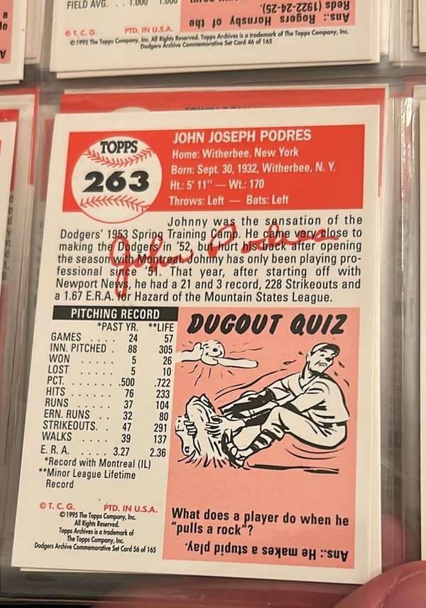 Card back