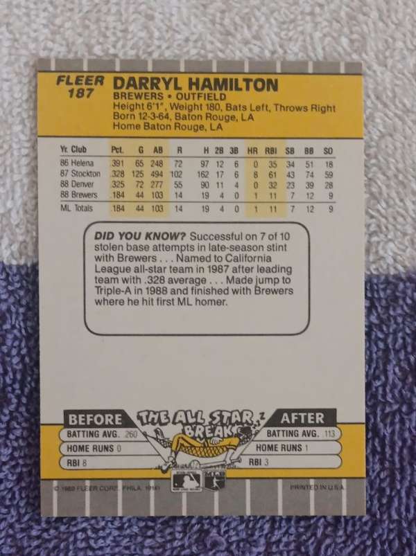 Card back