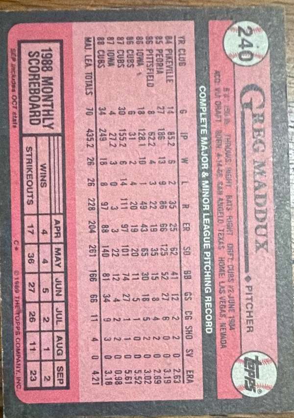 Card back