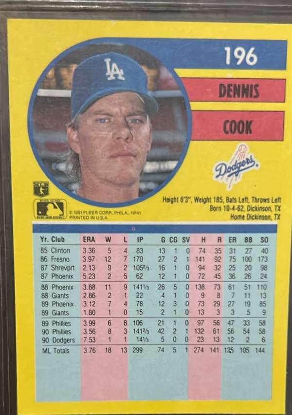 Card back