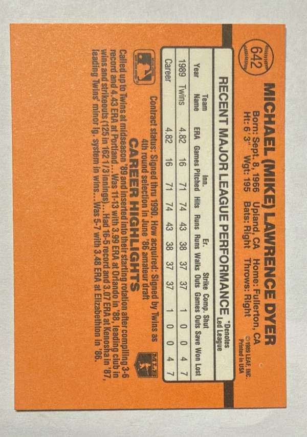 Card back