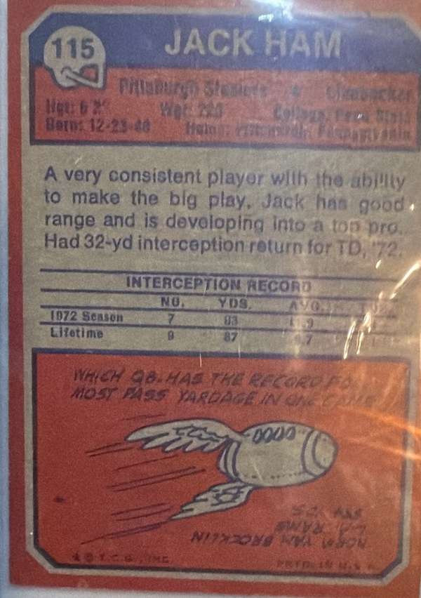 Card back
