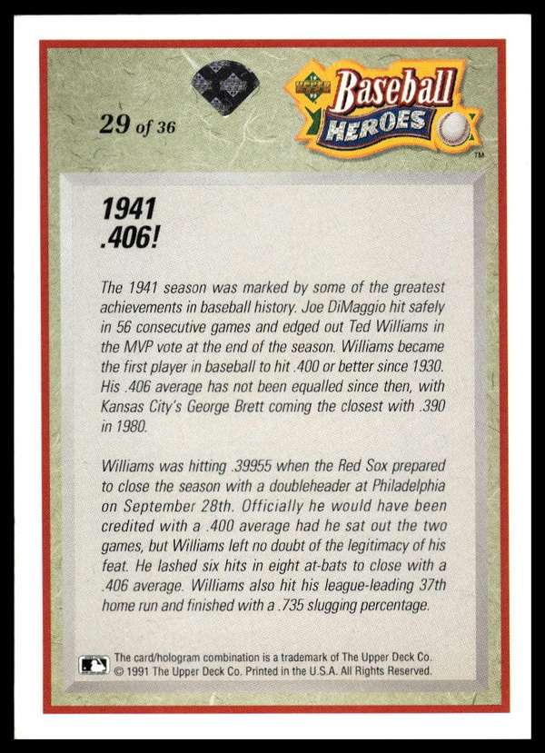 Card back