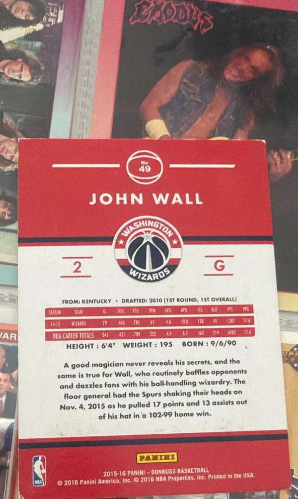 Card back