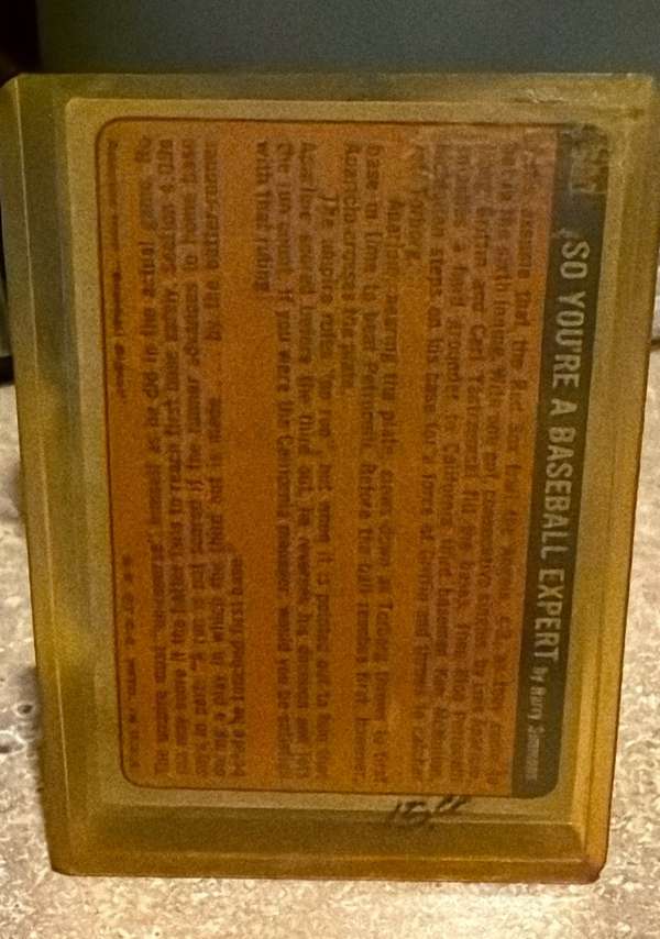 Card back