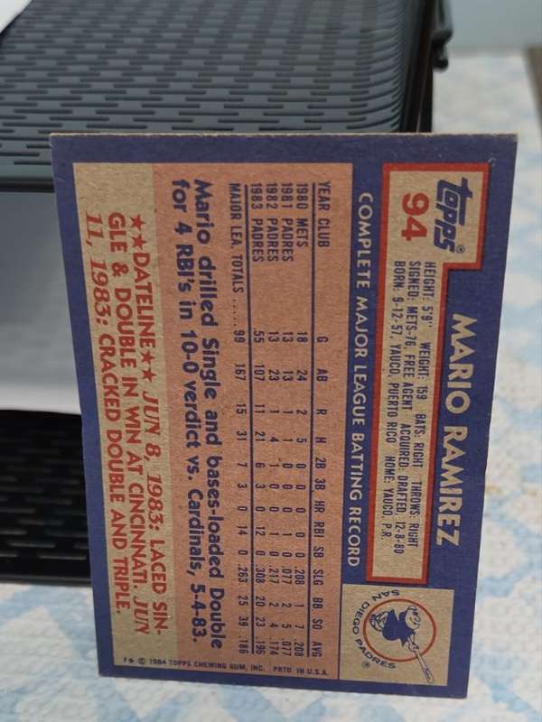 Card back