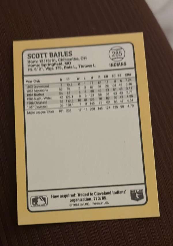Card back
