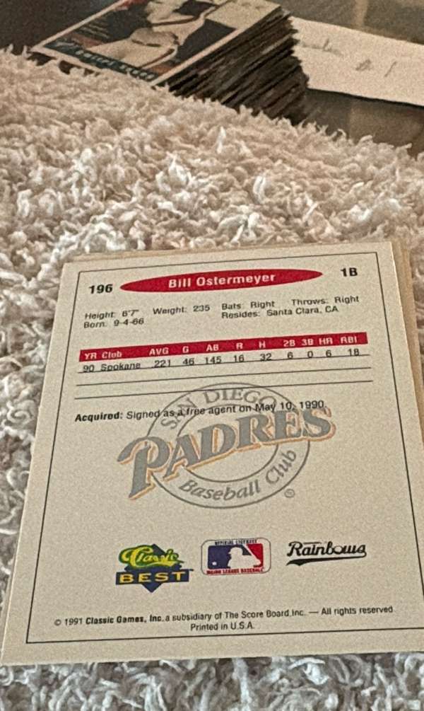 Card back