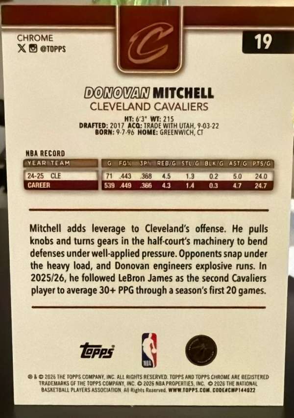 Card back