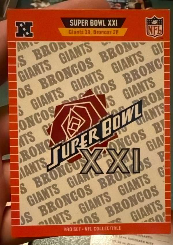 Super Bowl XXI SBXXI