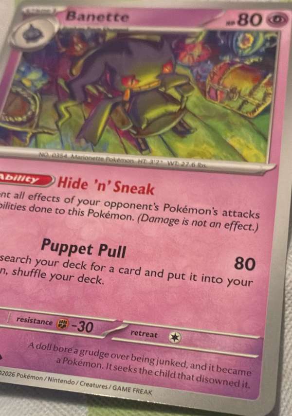 Card back