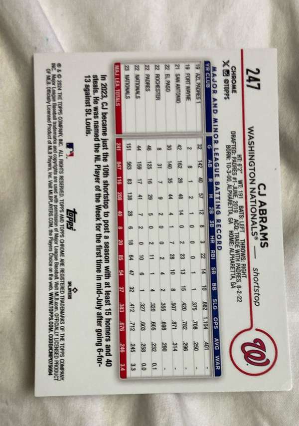 Card back