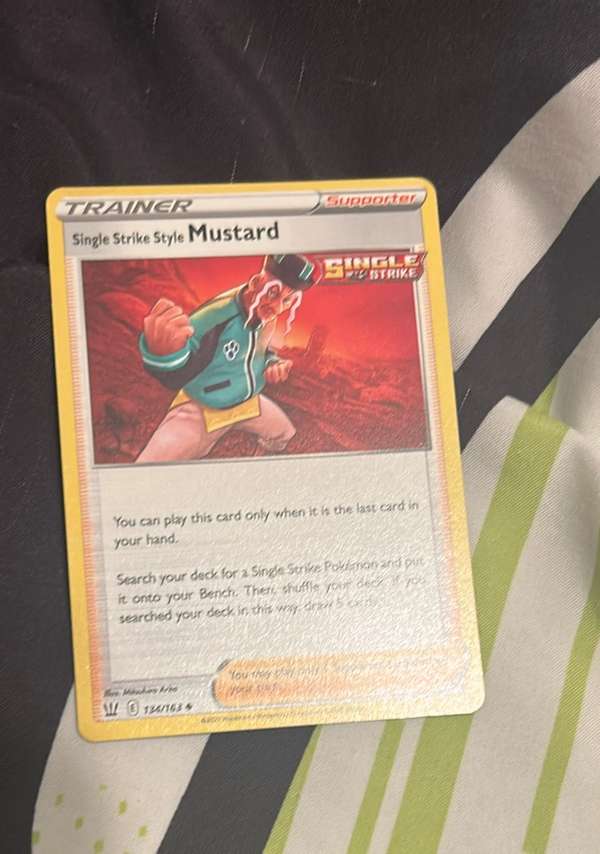 Single Strike Style Mustard
