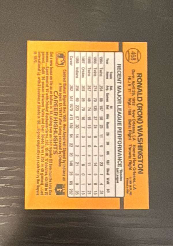 Card back