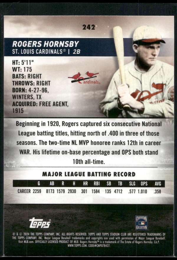 Card back