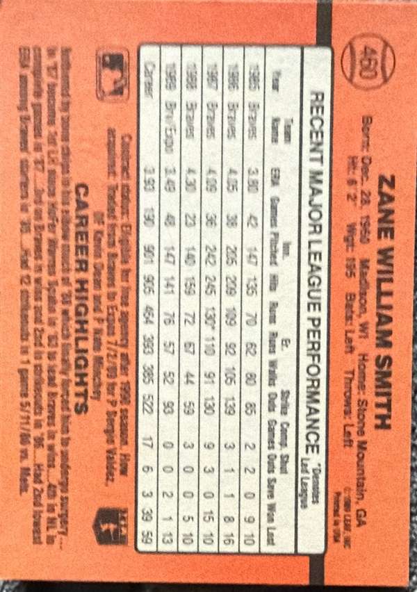 Card back