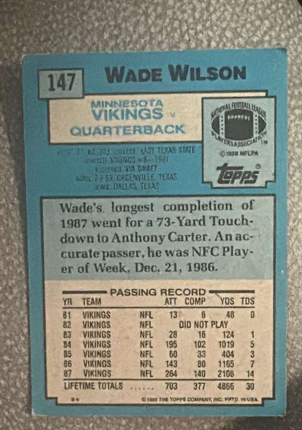 Card back