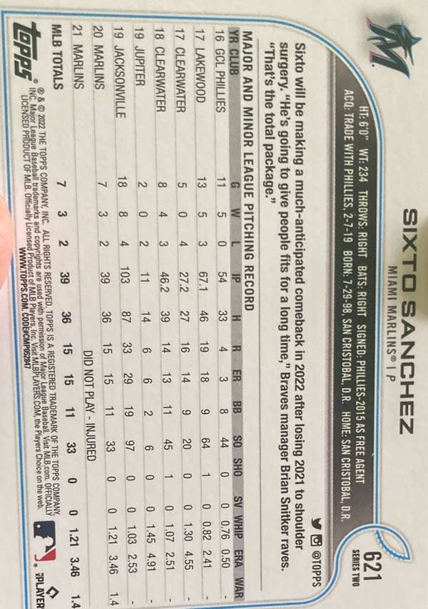 Card back
