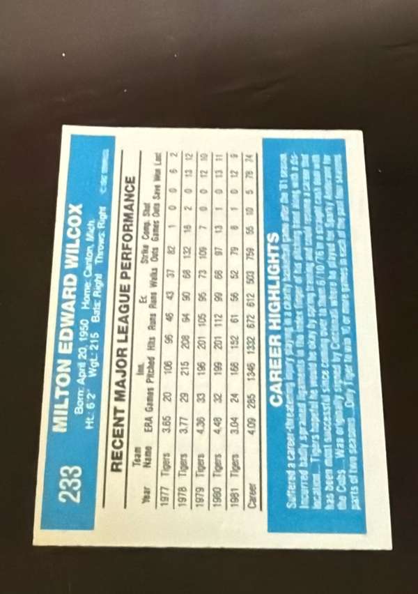 Card back